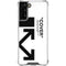 Black and White Arrows Galaxy S21 FE Clear Case